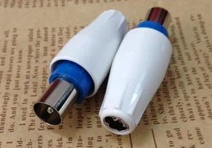 Muški TV ravni utikač, RF Head kabelski TV utikač